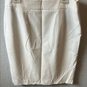 Express Cream Pencil Skirt